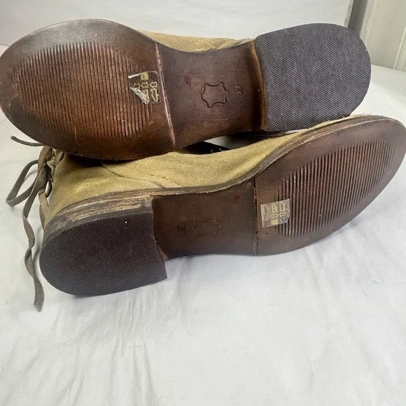 Free People Cambridge Wrap Leather suede Boots brown size 39 - Picture 14 of 16